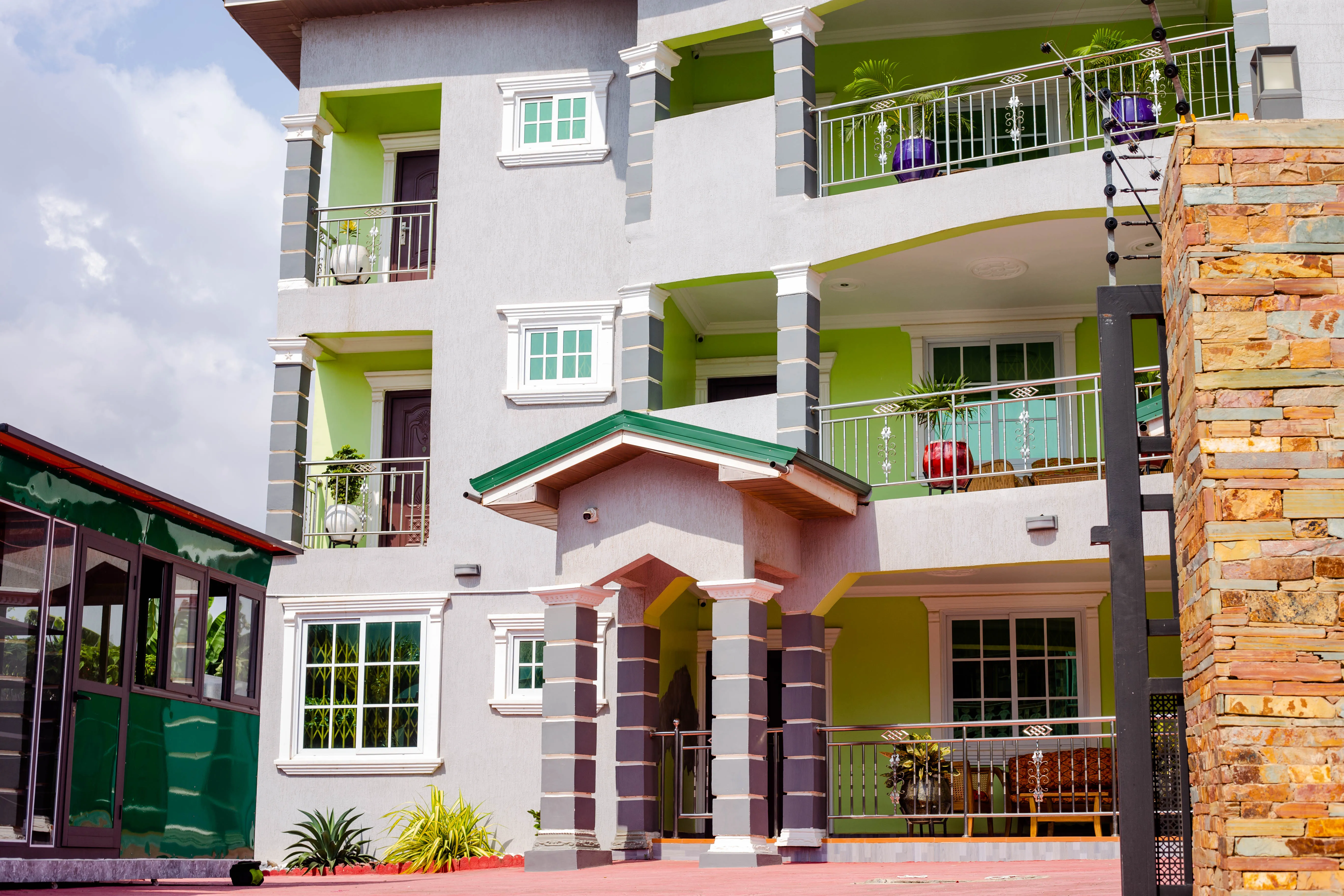 Three-storey De GraceManuel Terrace building in Weija, Gbawe, Accra
