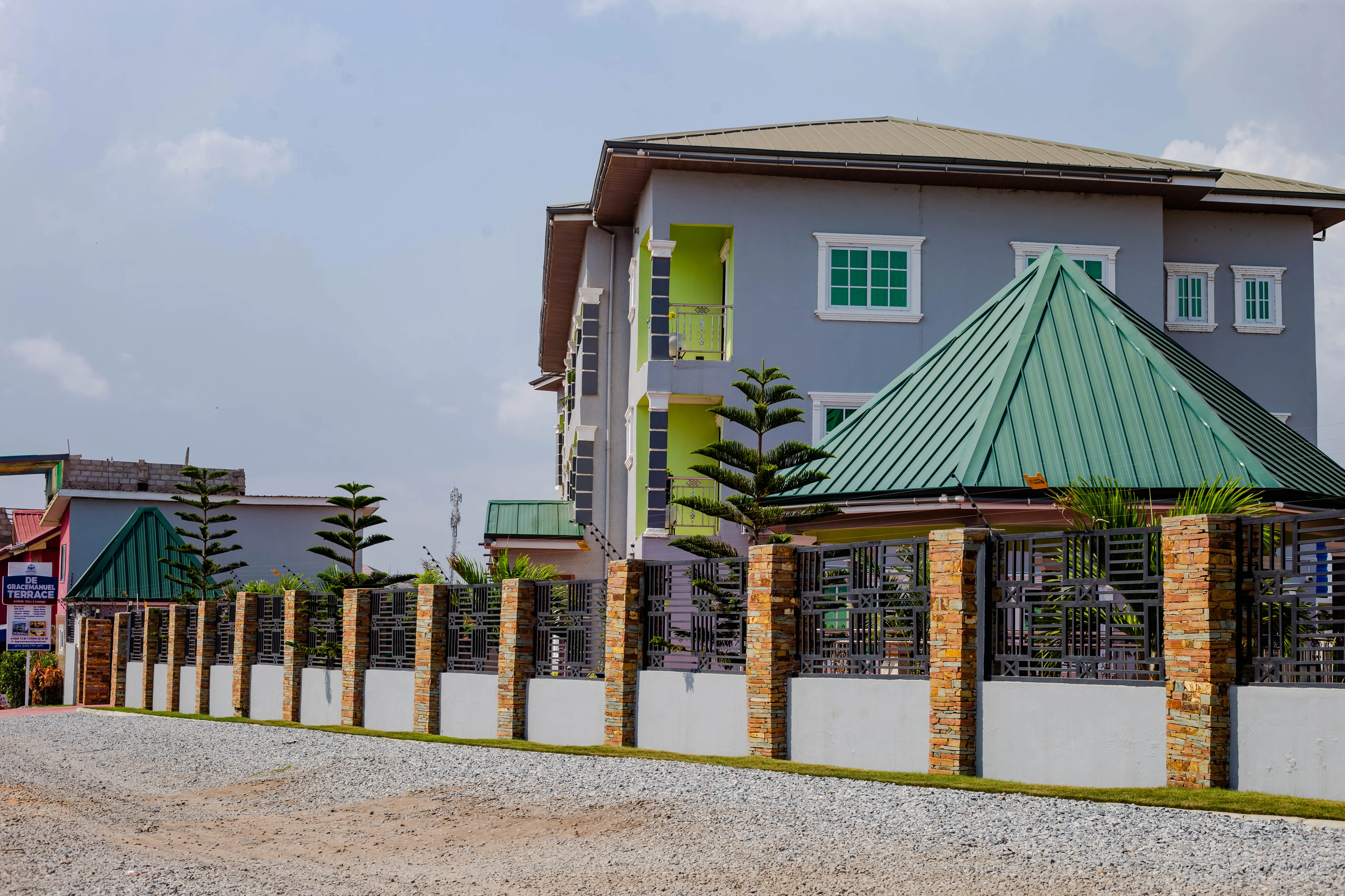 Street view of the secure De GraceManuel Terrace grounds
